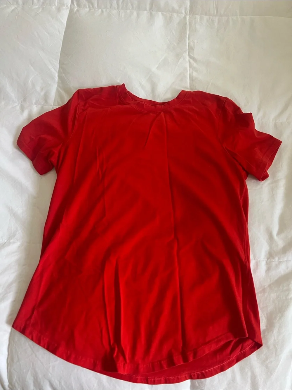 lululemon athletica Red Short-Sleeve Crew Tee